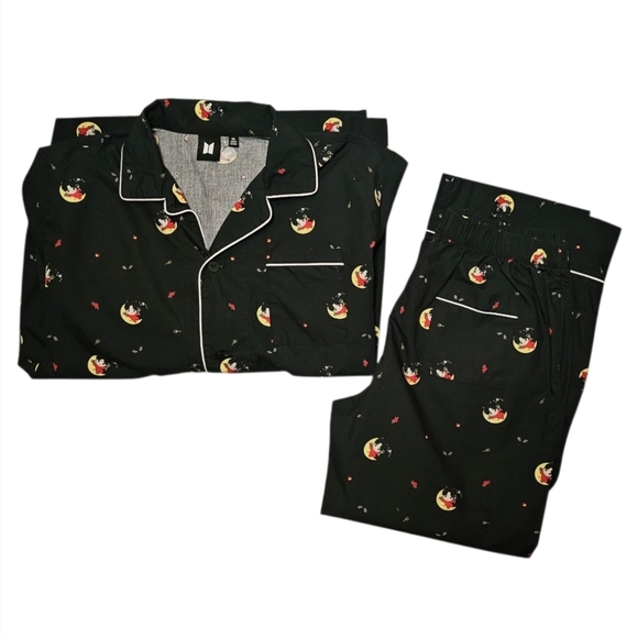 BTS Jin Bad Day Pajama Set Artist Collection Pants & Button Top